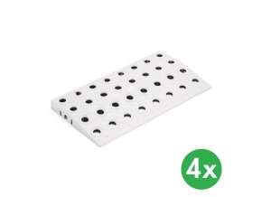 Rovný nájezd GripTil, 4 ks, bílý