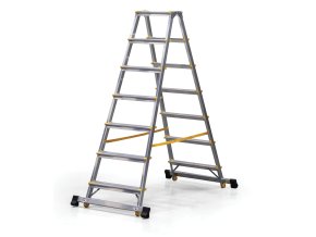 oboustranne hlinikove schudky alve eurostyl se stabilizatorem 2x7 stupnu vyska 1 46 m 77759