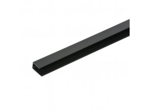 Zakončovací profil pro závěsný panel STORIA, 2440 mm, černá