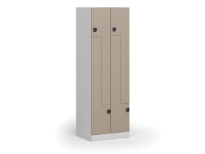 kovova satni skrinka z 4 oddily 1850 x 600 x 500 mm demont kodovy zamek bezove dvere 111191