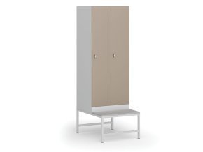 satni skrinka s lavickou 2 oddily 1875 x 600 x 500 800 mm demont otocny zamek bezove dvere 110982