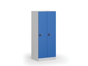 snizena satni skrinka 2 oddily 1500 x 600 x 500 mm demont rfid zamek modre dvere 111187