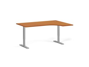 rohovy vyskove nastavitelny stul 160x120 cm 2 motory l p seda podnoz tresen 98121
