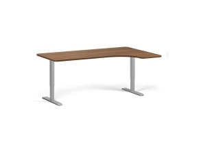 polohovaci stul se zaoblenymi rohy 180x120 cm 2 motory l p seda podnoz orech 98904