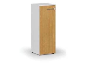 nizka kancelarska skrin s dvermi primo white 400 x 420 x 1087 mm bila buk 70364