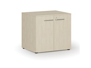 Kancelářská skříň s dveřmi PRIMO WOOD, 735 x 800 x 640 mm, bříza