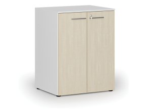 kancelarska skrin s dvermi primo white 2 police 800 x 640 x 1027 mm bila briza 70679