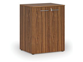 kancelarska skrin s dvermi primo wood 2 police 800 x 640 x 1027 mm orech 70714