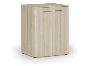 kancelarska skrin s dvermi primo wood 2 police 800 x 640 x 1027 mm dub prirodni 70717