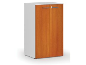 kancelarska skrin s dvermi primo white 3 police 800 x 640 x 1335 mm bila tresen 70749