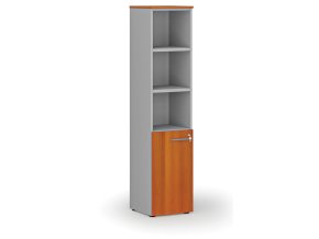 kombinovana kancelarska skrin primo gray dvere na 2 patra 400 x 420 x 1781 mm seda tresen 71077