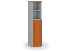 kombinovana kancelarska skrin primo gray dvere na 3 patra 400 x 420 x 1781 mm seda tresen 71204