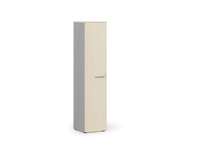 uzka kancelarska skrin primo gray 400 x 420 x 1781 mm seda briza 121989