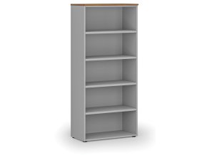 kancelarsky regal primo gray 800 x 420 x 1781 mm seda orech 71469
