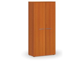 Šatní skříň s výsuvem PRIMO WOOD, 800 x 420 x 1781 mm, třešeň