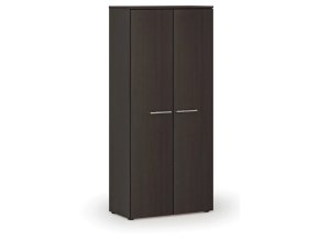Šatní skříň s výsuvem PRIMO WOOD, 800 x 420 x 1781 mm, wenge