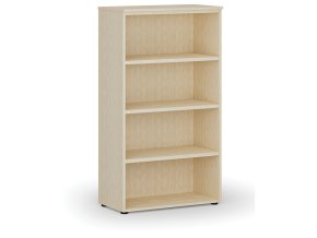 Kancelářský regál PRIMO WOOD, 800 x 420 x 1434 mm, bříza