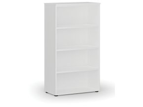 Kancelářský regál PRIMO WHITE, 800 x 420 x 1434 mm, bílá