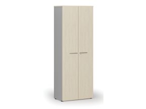kancelarska skrin s dvermi primo gray 800 x 420 x 2128 mm seda briza 73920