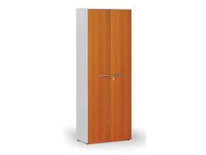 kancelarska skrin s dvermi primo white 800 x 420 x 2128 mm bila tresen 74015