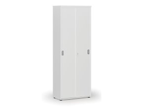 kancelarska skrin se zasouvacimi dvermi primo white 800 x 420 x 2128 mm bila 74249