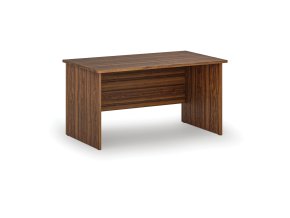 Kancelářský psací stůl PRIMO WOOD, 140x80 cm, ořech