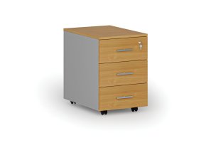 kancelarsky mobilni kontejner primo gray 3 zasuvky seda buk 70919