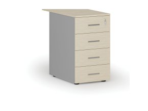 kancelarsky pristavny zasuvkovy kontejner primo gray 4 zasuvky seda briza 71653