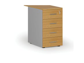 kancelarsky pristavny zasuvkovy kontejner primo gray 4 zasuvky seda buk 71659