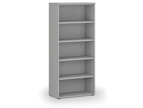 kancelarsky regal primo gray 800 x 420 x 1781 mm seda 71499