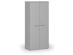 kancelarska skrin s dvermi primo gray 800 x 420 x 1781 mm seda 71836