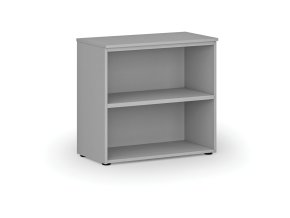 Kancelářský regál PRIMO GRAY, 740 x 800 x 420 mm, šedá