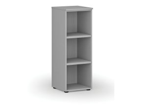 Kancelářský regál PRIMO GRAY, 400 x 420 x 1087 mm, šedá