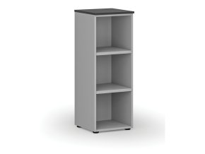 kancelarsky regal primo gray 400 x 420 x 1087 mm seda grafit 74581