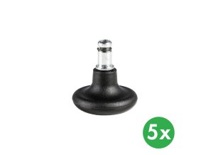 Kluzáky pro pracovní židle, 50 mm, 5 ks