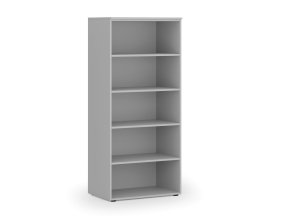 kancelarsky regal primo gray 800 x 500 x 1781 mm seda 83636