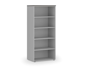 kancelarsky regal primo gray 800 x 500 x 1781 mm seda wenge 83633