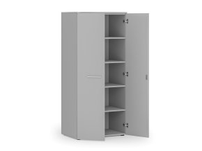 kancelarska policova skrin primo gray s dvermi 800 x 500 x 1781 mm seda 83711