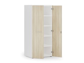 kancelarska policova skrin primo white s dvermi 1781 x 800 x 600 mm bila dub prirodni 83915
