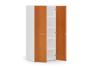 kancelarska policova skrin primo white s dvermi 1781 x 800 x 600 mm bila tresen 83906