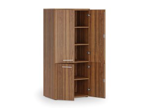 kancelarska policova skrin primo wood pulene dvere 800 x 500 x 1781 mm orech 83862