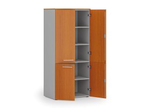 kancelarska policova skrin primo gray pulene dvere 800 x 500 x 1781 mm seda tresen 83842