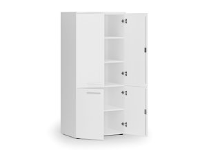 kancelarska policova skrin primo white pulene dvere 800 x 500 x 1781 mm bila 83804