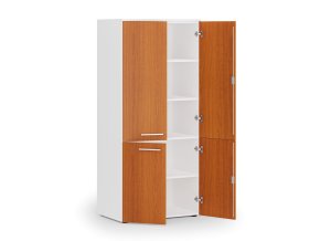 kancelarska policova skrin primo white pulene dvere 800 x 500 x 1781 mm bila tresen 83764
