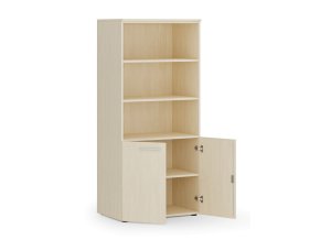 kombinovana kancelarska skrin primo wood nizke dvere 800 x 500 x 1781 mm briza 83754