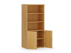 kombinovana kancelarska skrin primo wood nizke dvere 800 x 500 x 1781 mm buk 83751