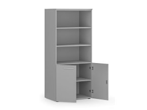 kombinovana kancelarska skrin primo gray nizke dvere 800 x 500 x 1781 mm seda 83733