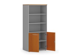 kombinovana kancelarska skrin primo gray nizke dvere 800 x 500 x 1781 mm seda tresen 83701