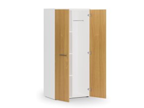 kancelarska satni skrin primo white 3 police satni tyc 800 x 500 x 1781 mm bila buk 83510
