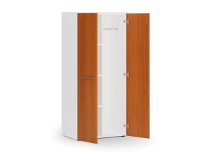 kancelarska satni skrin primo white 3 police satni tyc 800 x 500 x 1781 mm bila tresen 83507